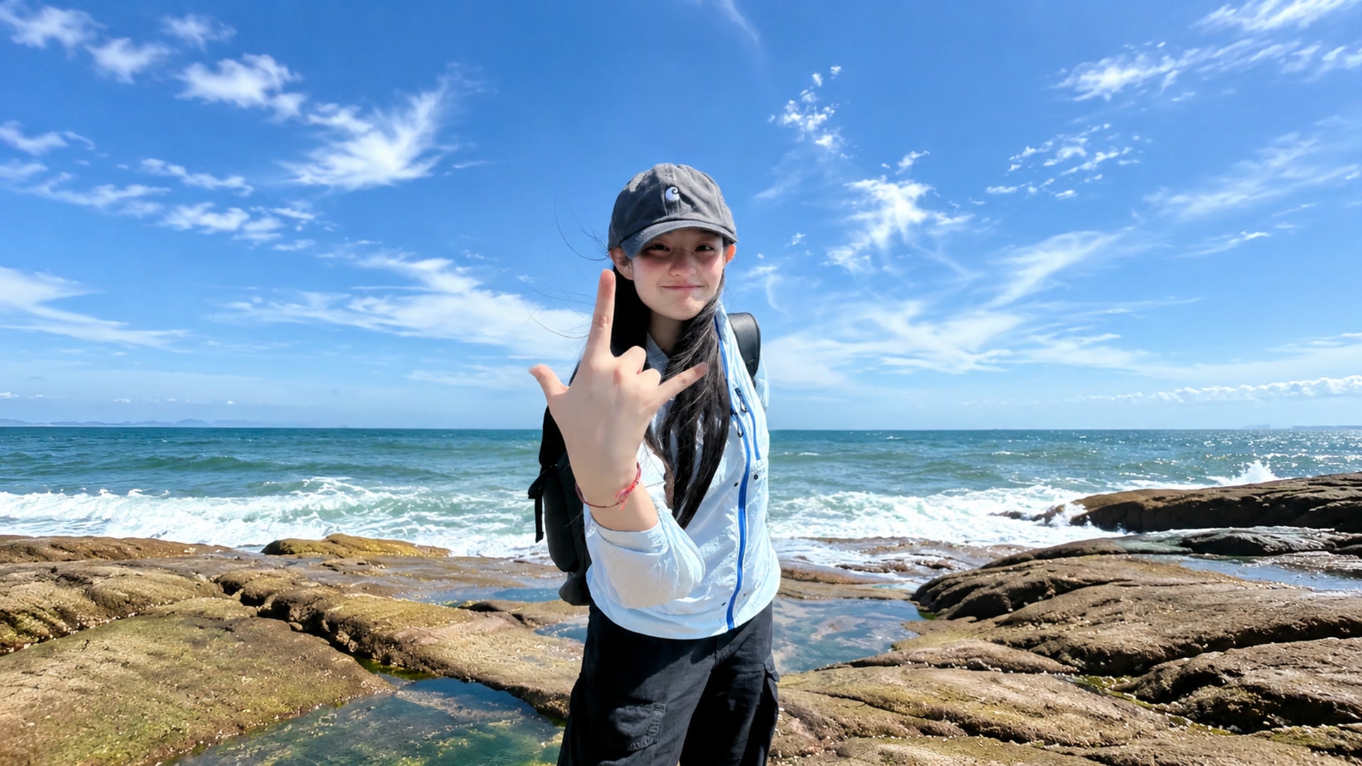 海岸青春剪影