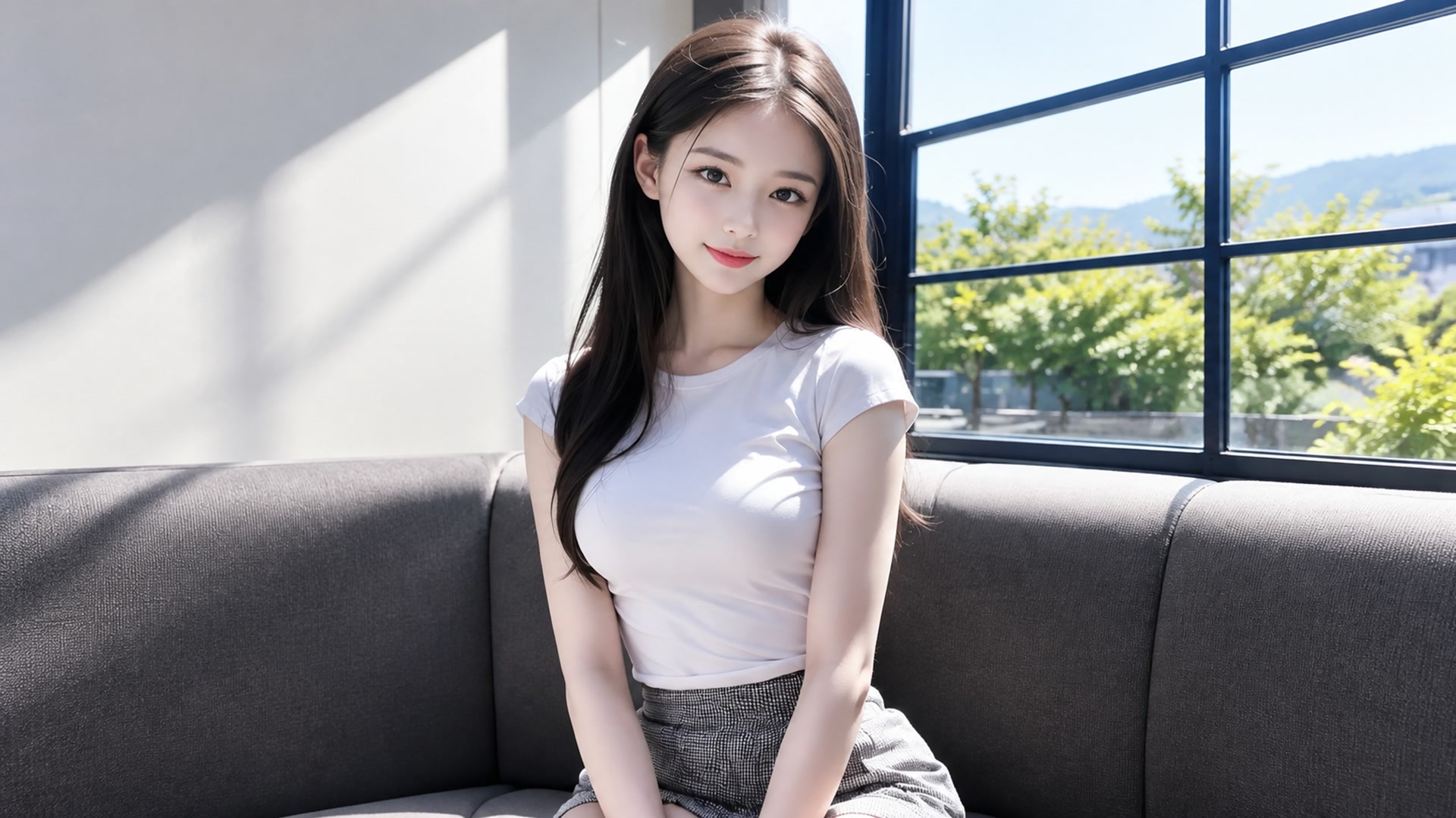 阳光窗畔少女心
