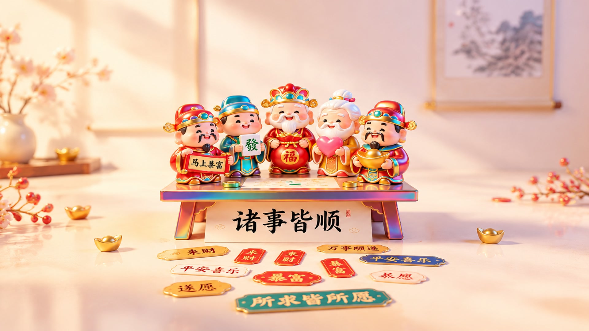 新春五福临门
