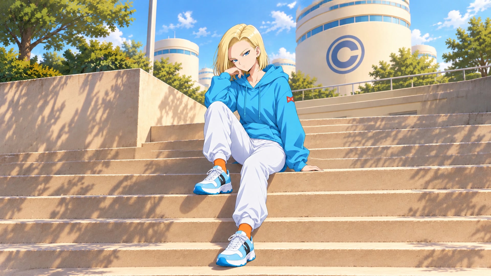 阳光阶梯少女