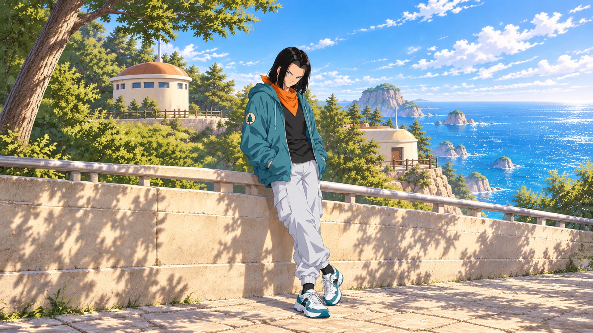 海岸树影少年行