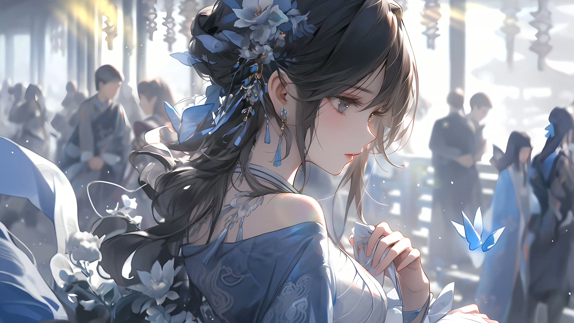 清冷古风女子