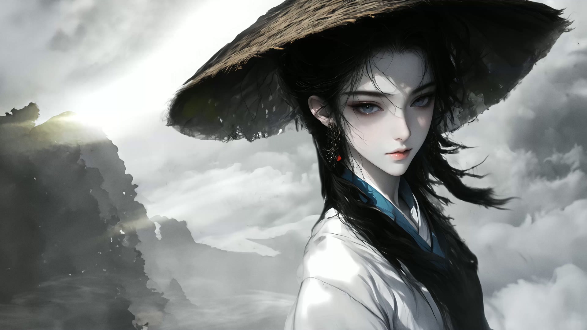 清冷古风少女
