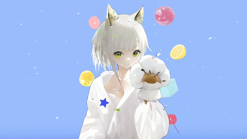 夏日猫耳少女