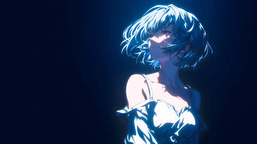 幽蓝少女