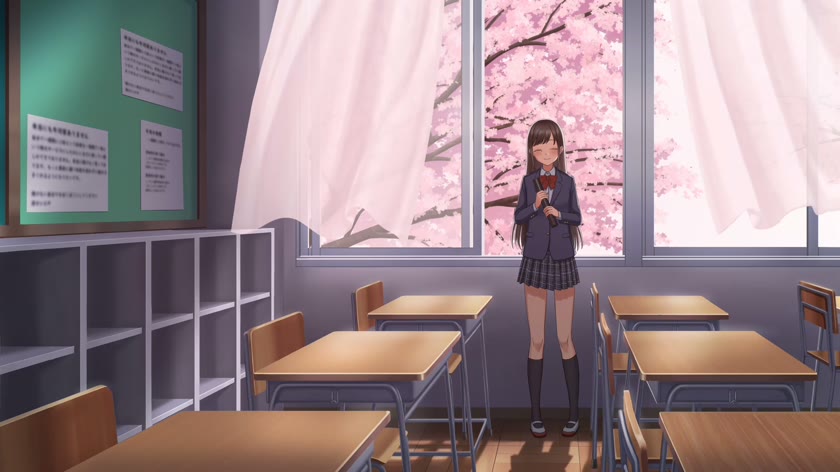 樱花下的教室