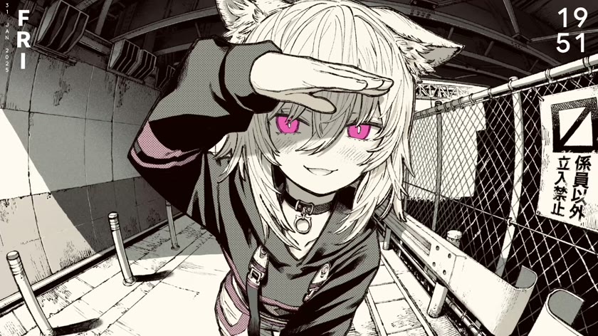 粉瞳猫娘
