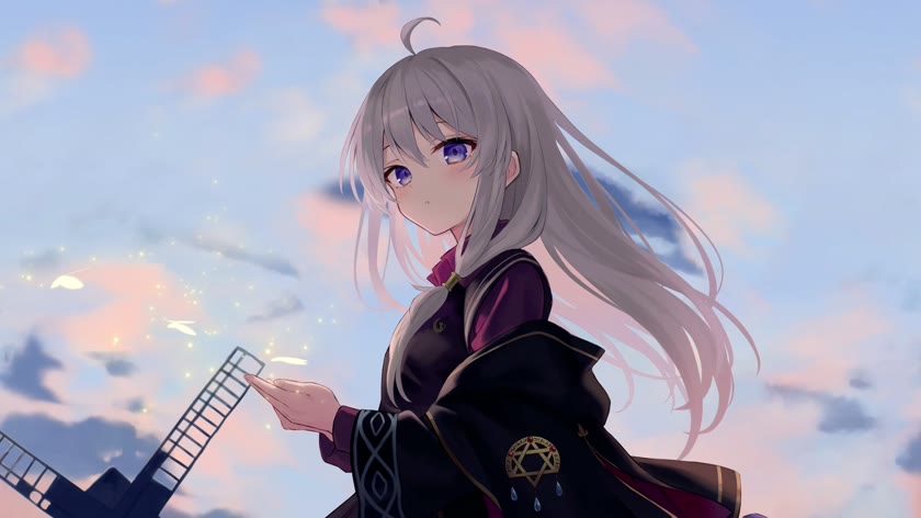 黄昏下的魔女
