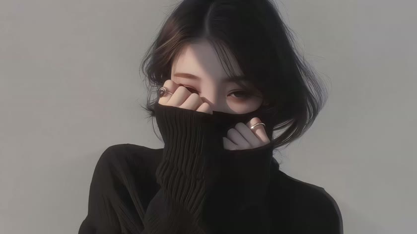半掩温柔