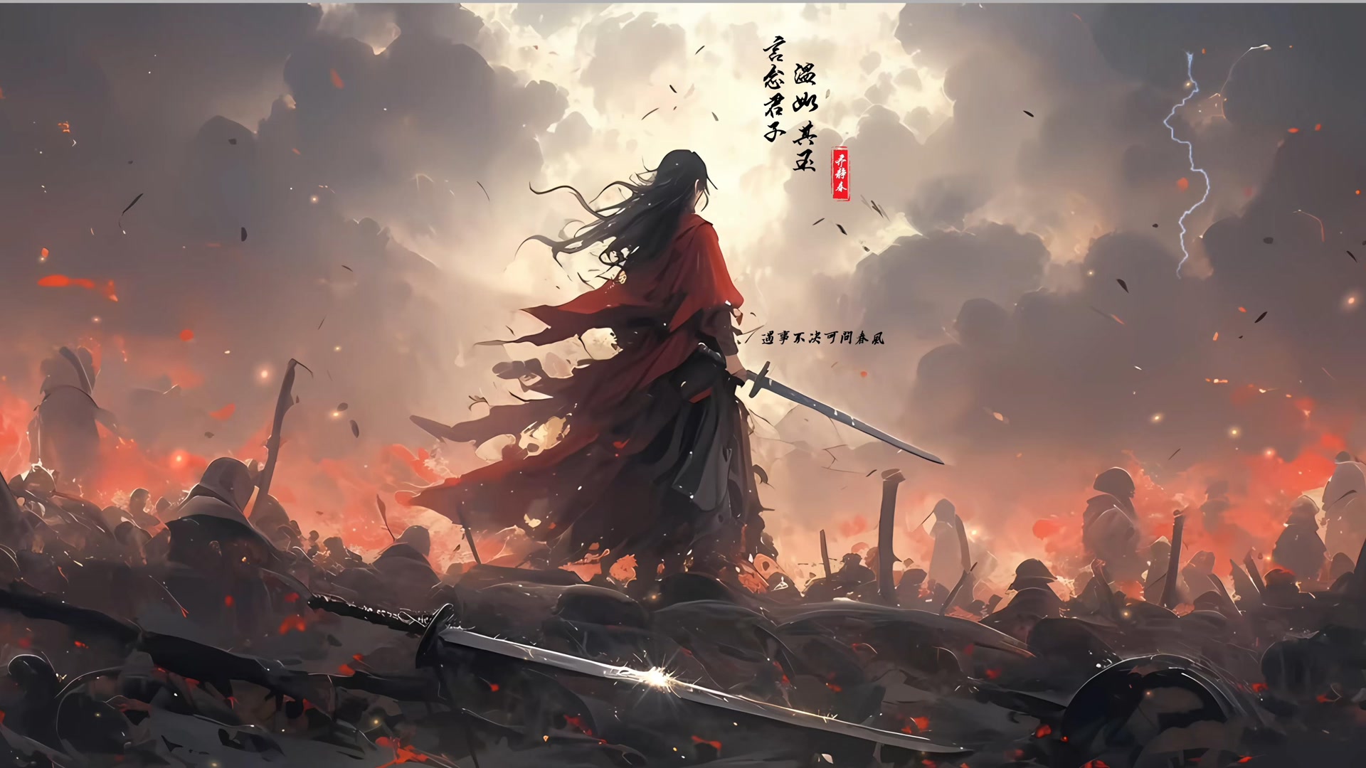剑影云间独舞