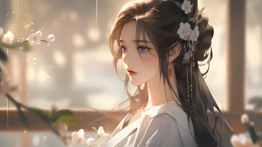 晨光倩影