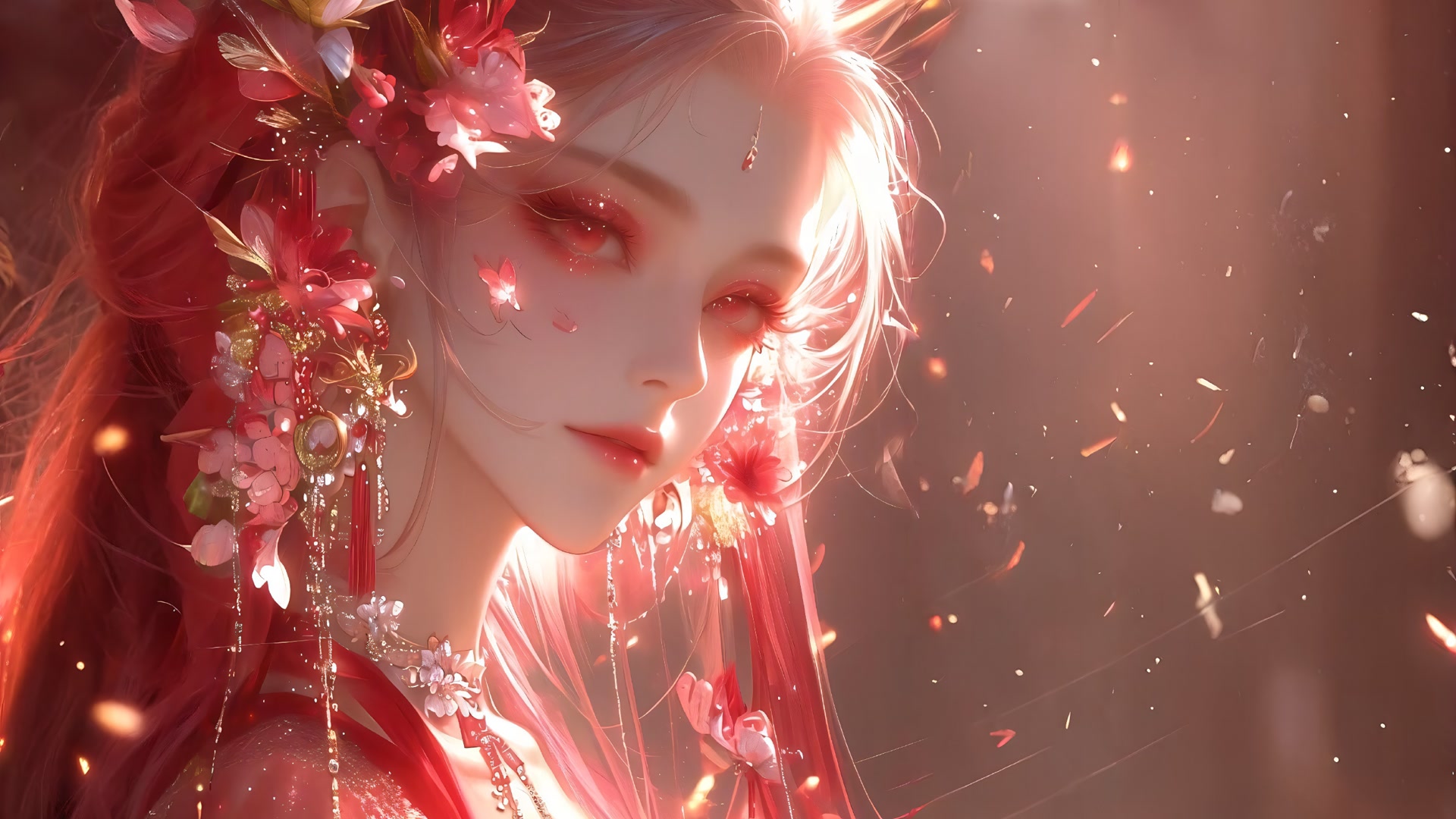 樱花少女肖像