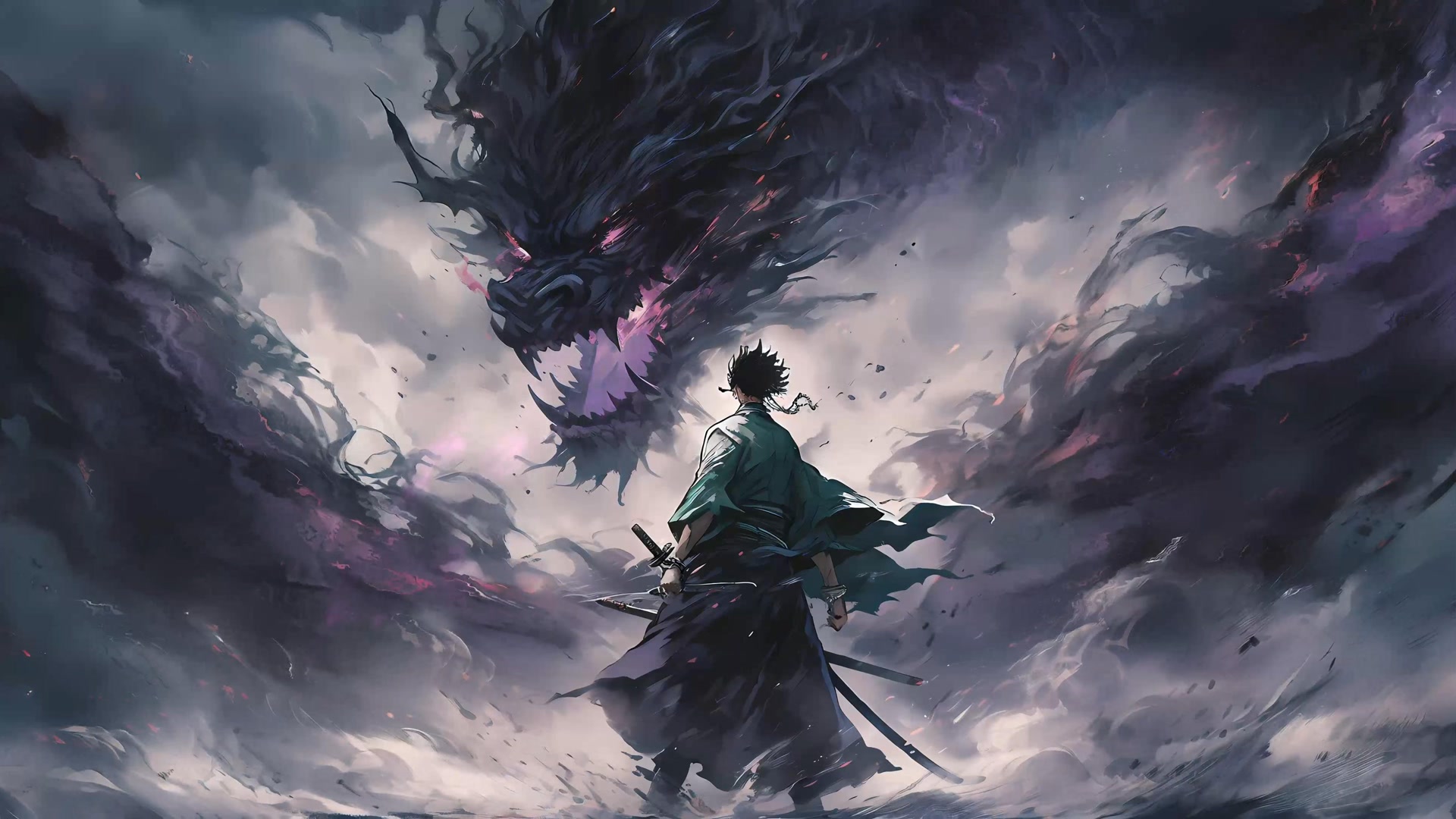 武士对决黑龙