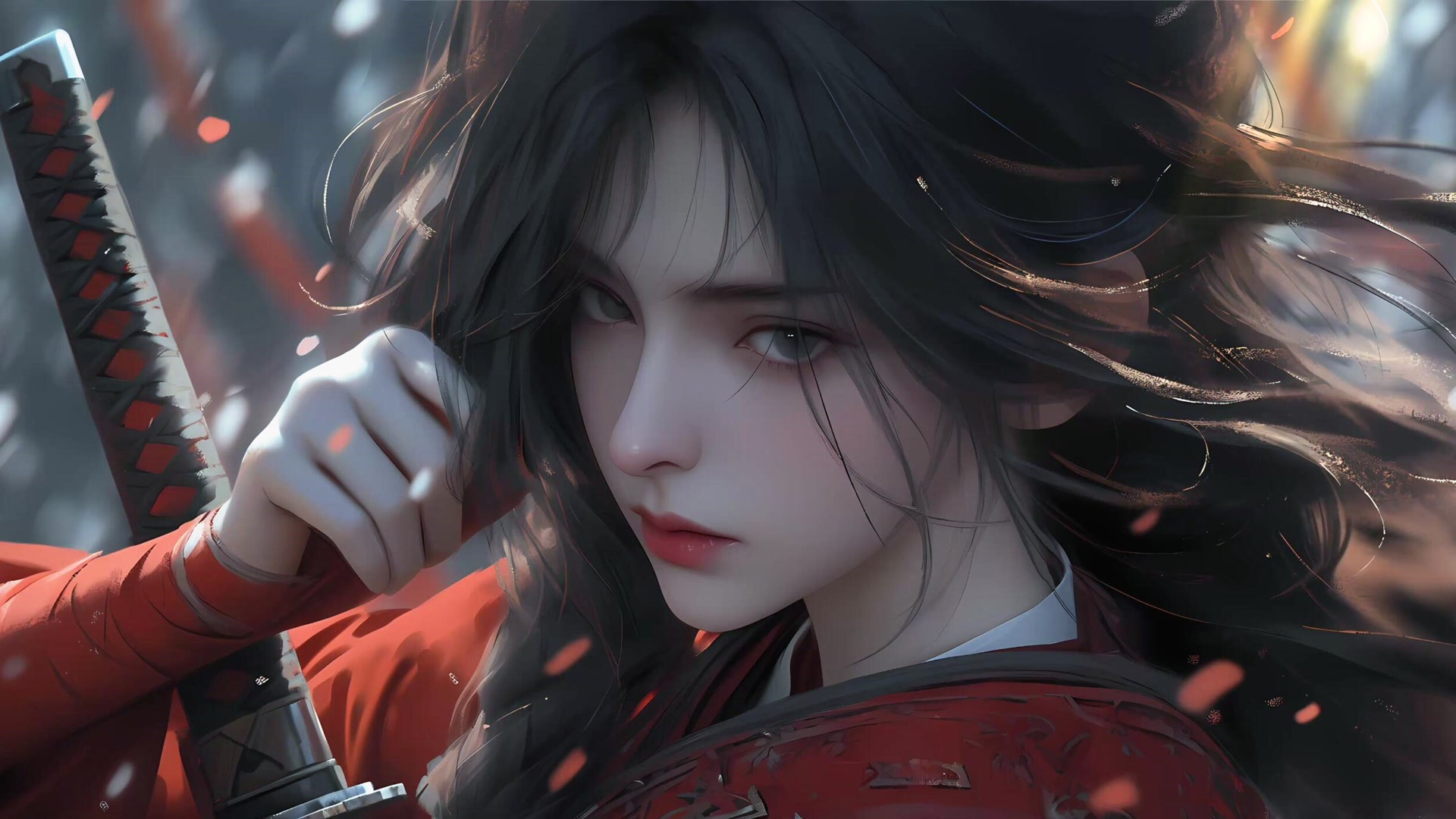 红装武士剑