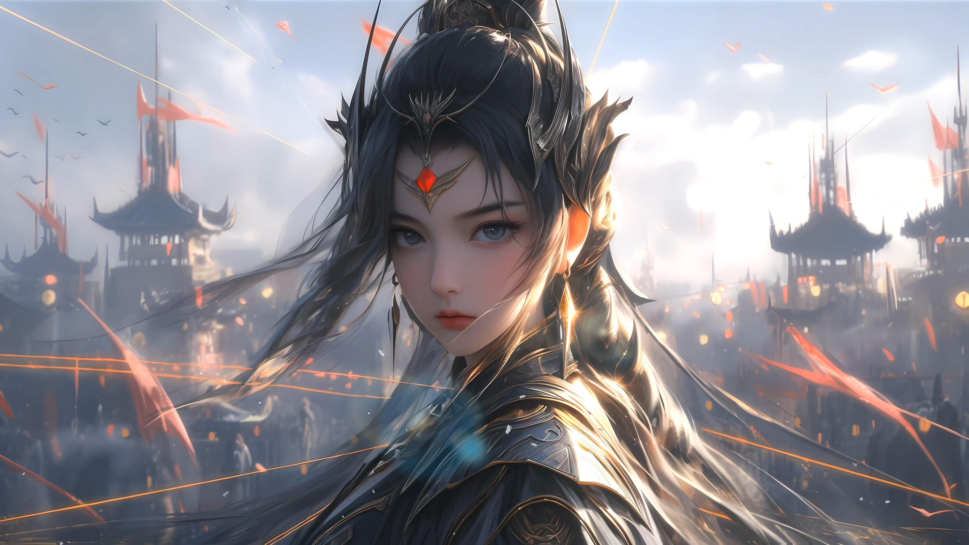 英姿飒爽女将