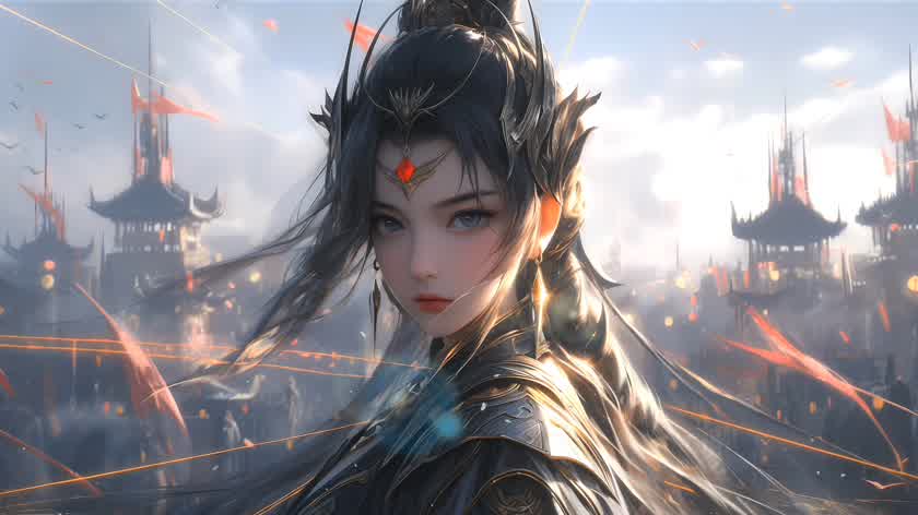 金甲女将