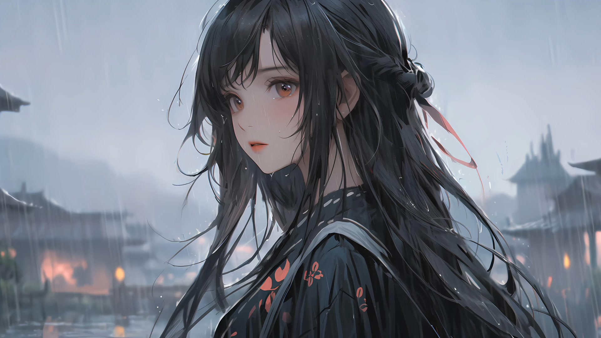 雨夜少女回眸