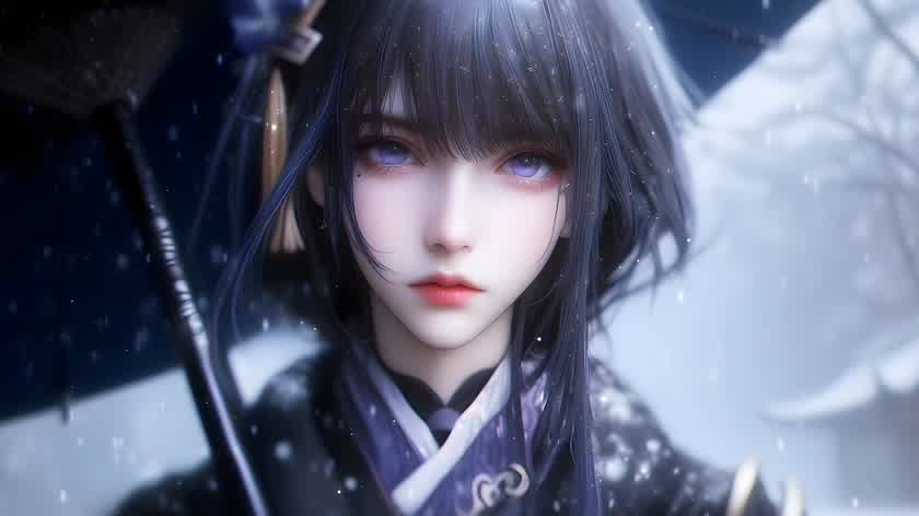 雪夜凝眸