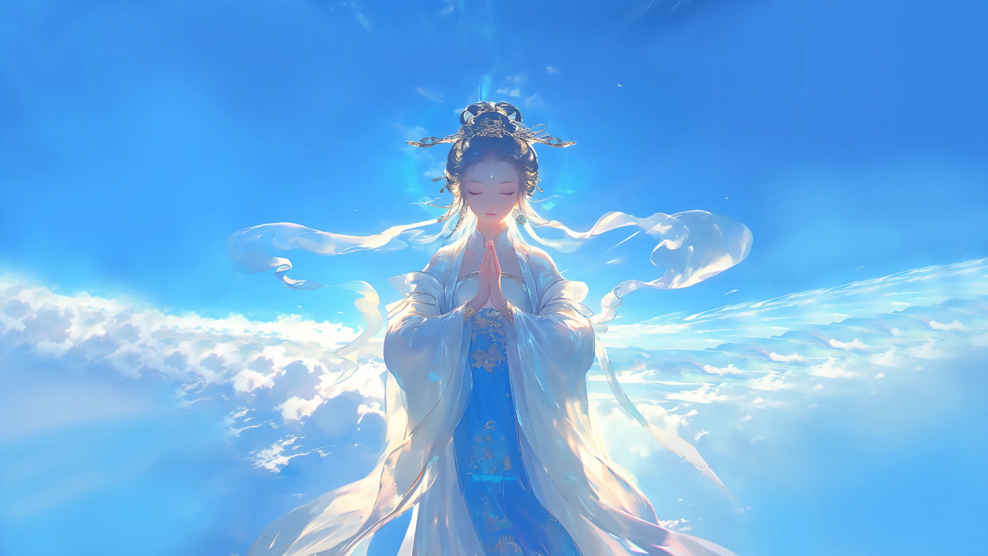 云中仙女祈祷