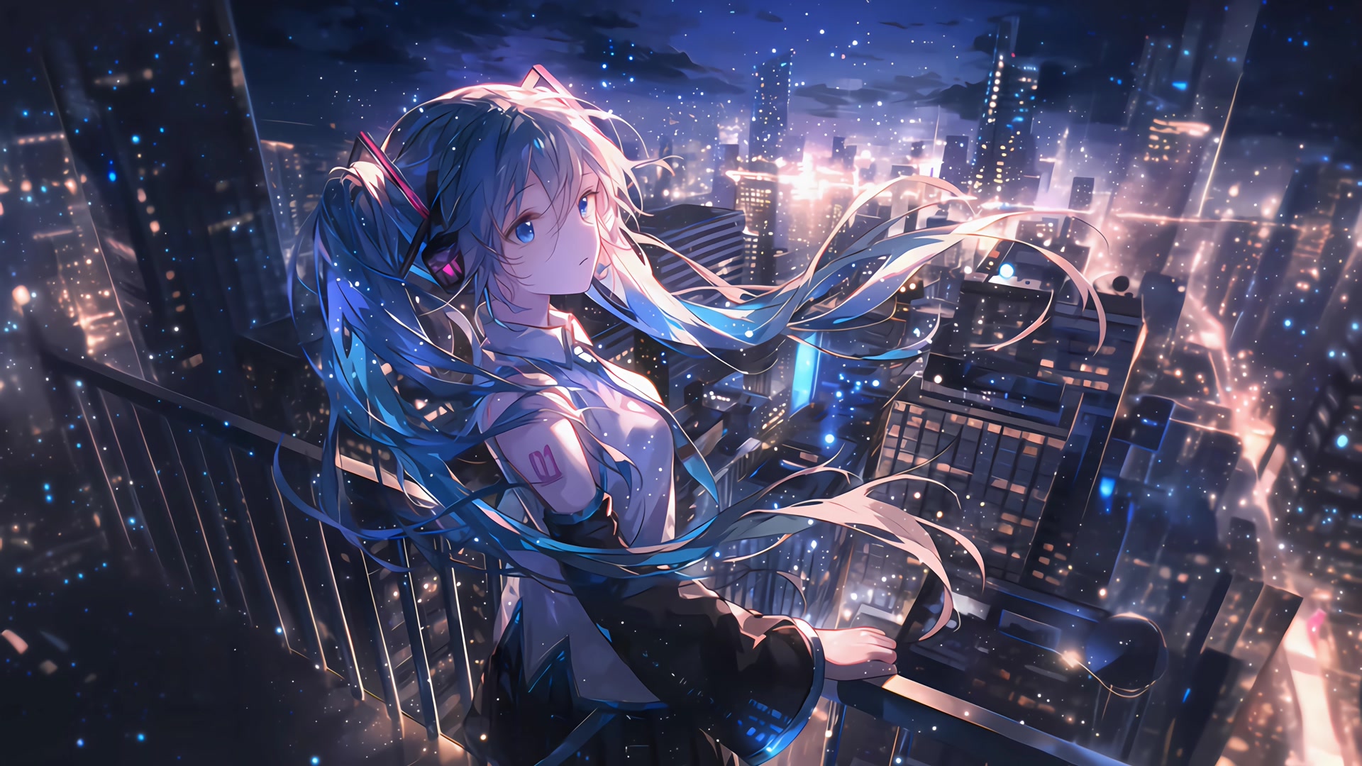 初音未来夜景