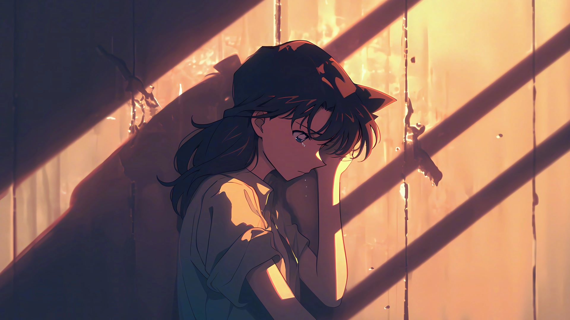猫耳少女落泪