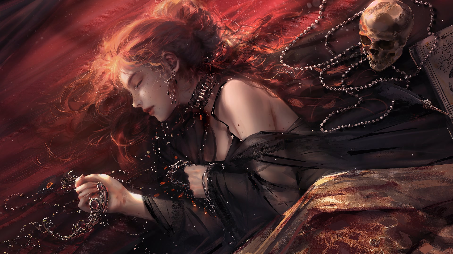 红发魔女静卧