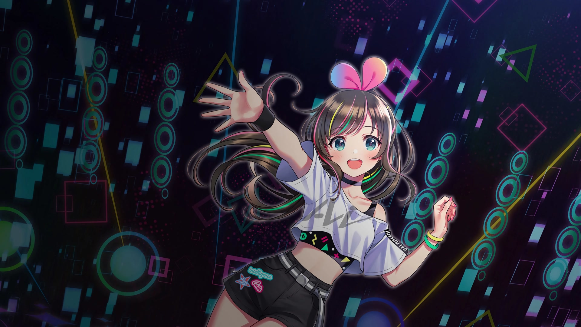 霓虹下的少女