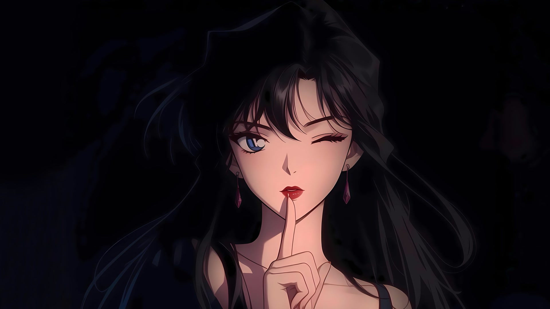 魔女眨眼噤声