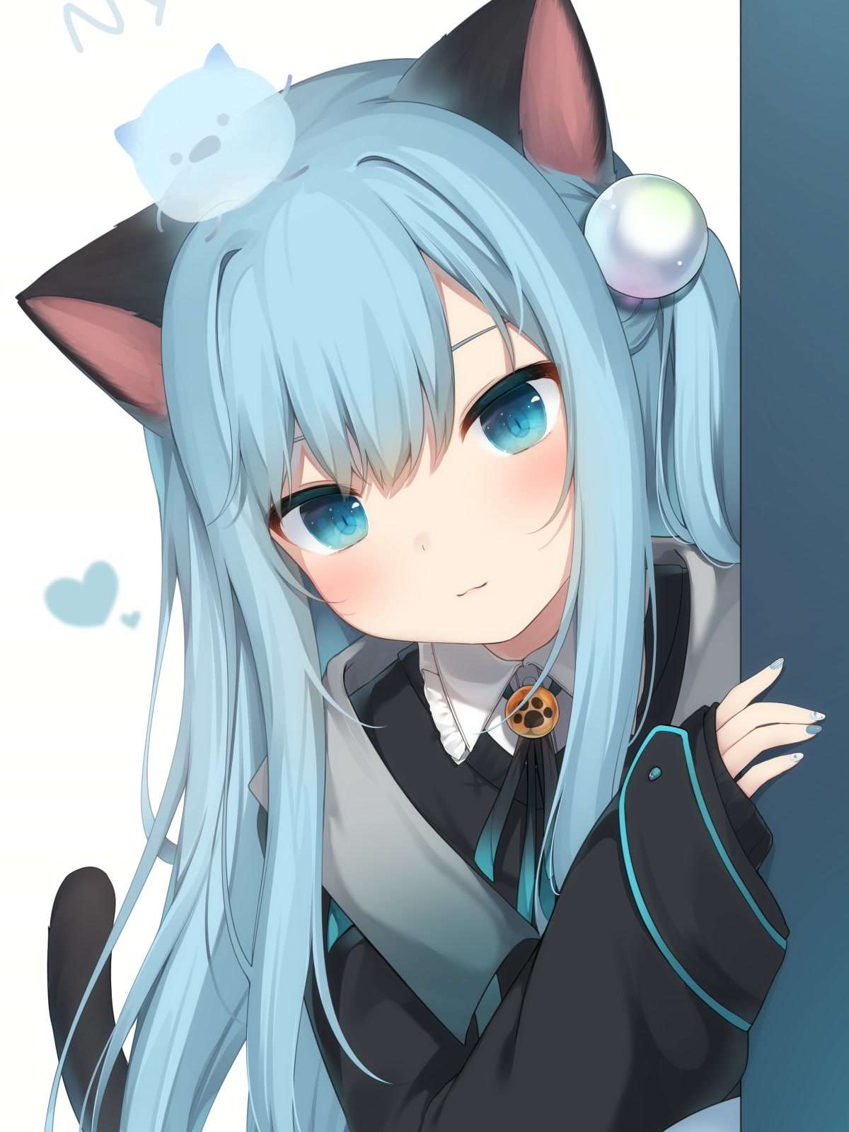 猫耳少女蓝眸