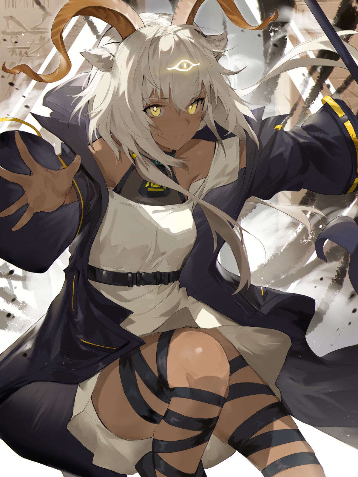 羊角少女黄瞳