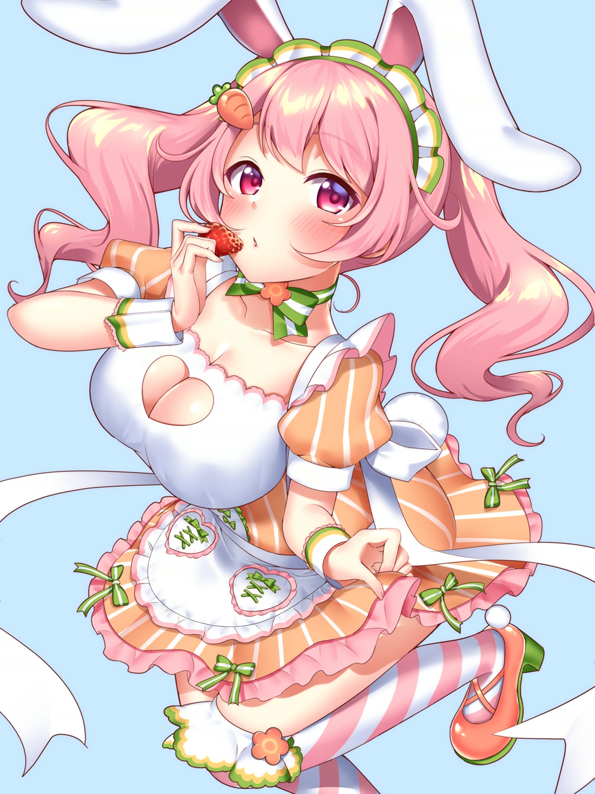 草莓兔女郎壁纸