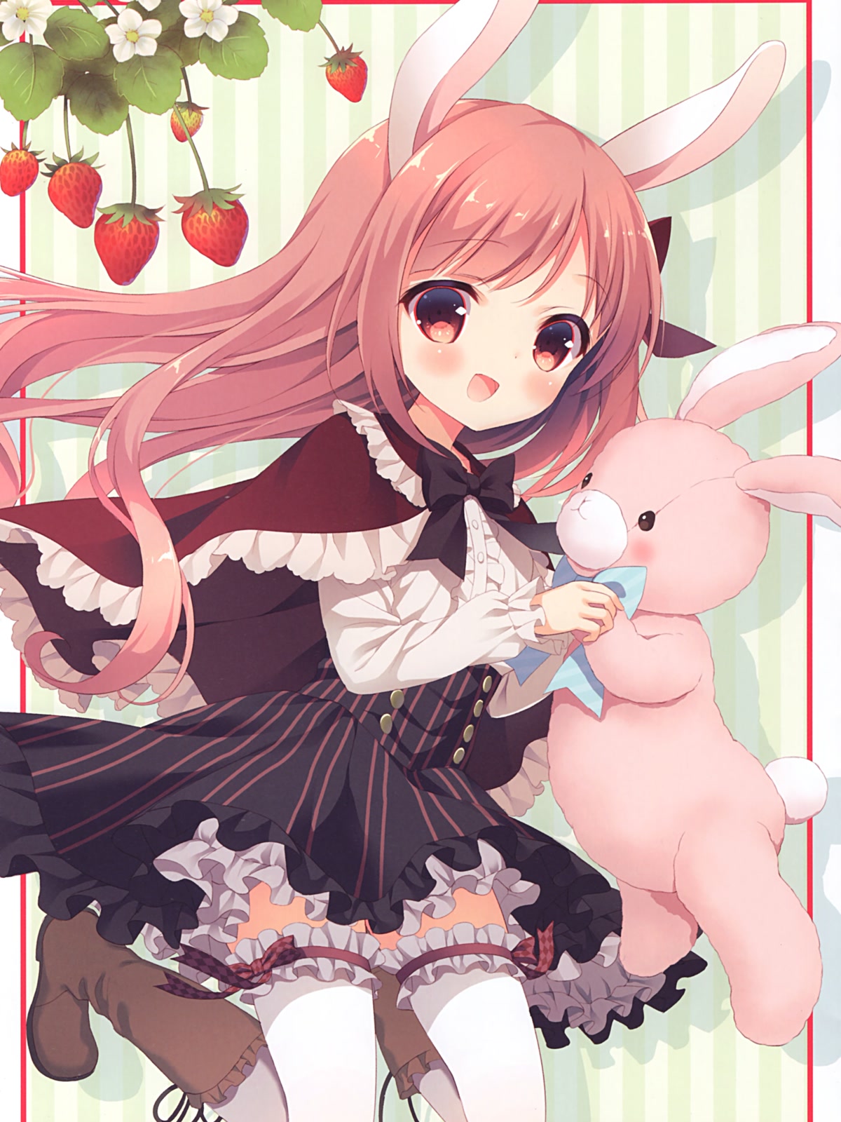 草莓兔耳少女