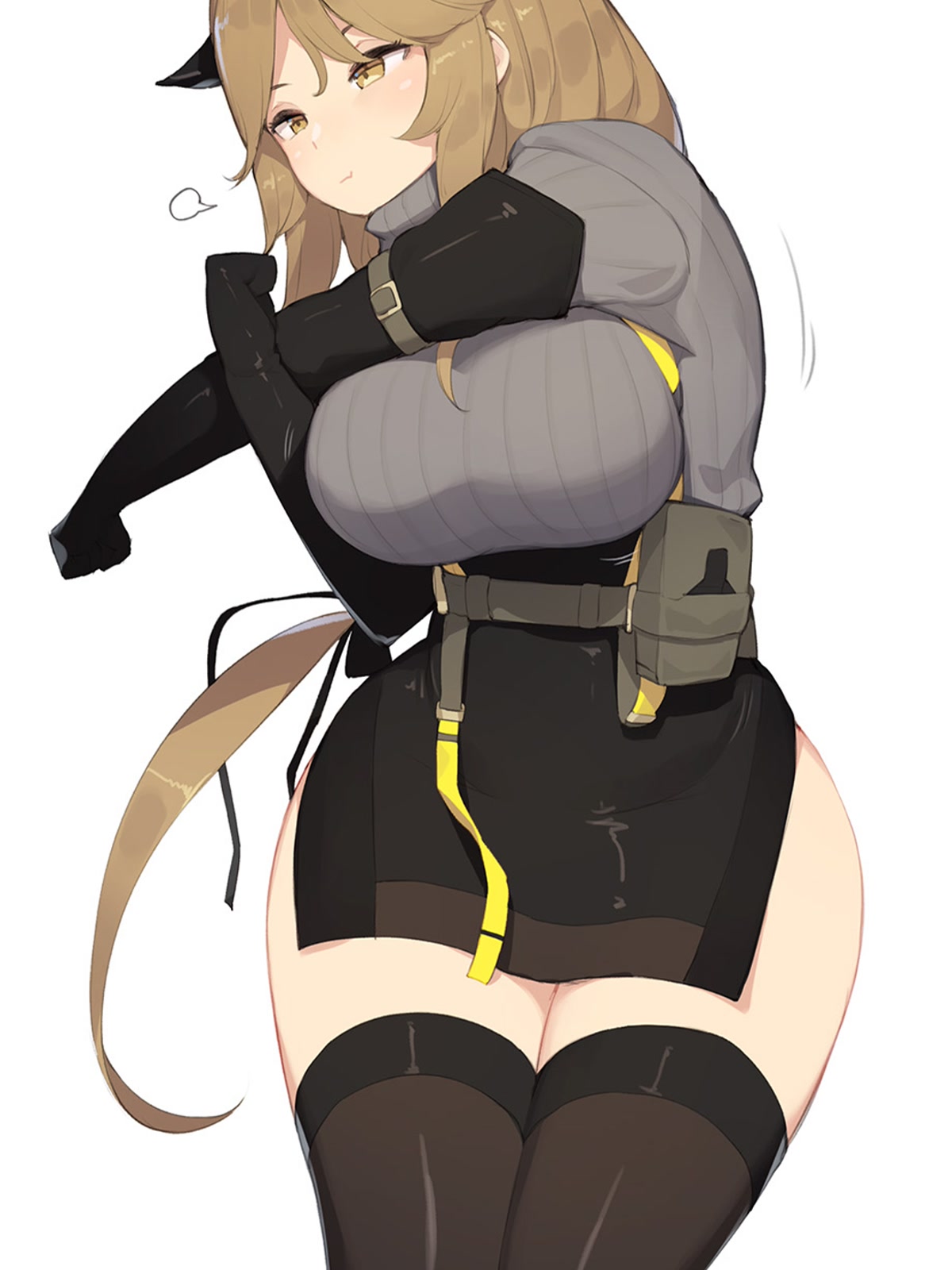 黑角少女壁纸