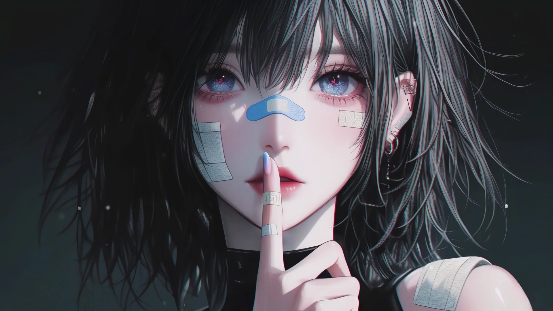 伤愈少女静默