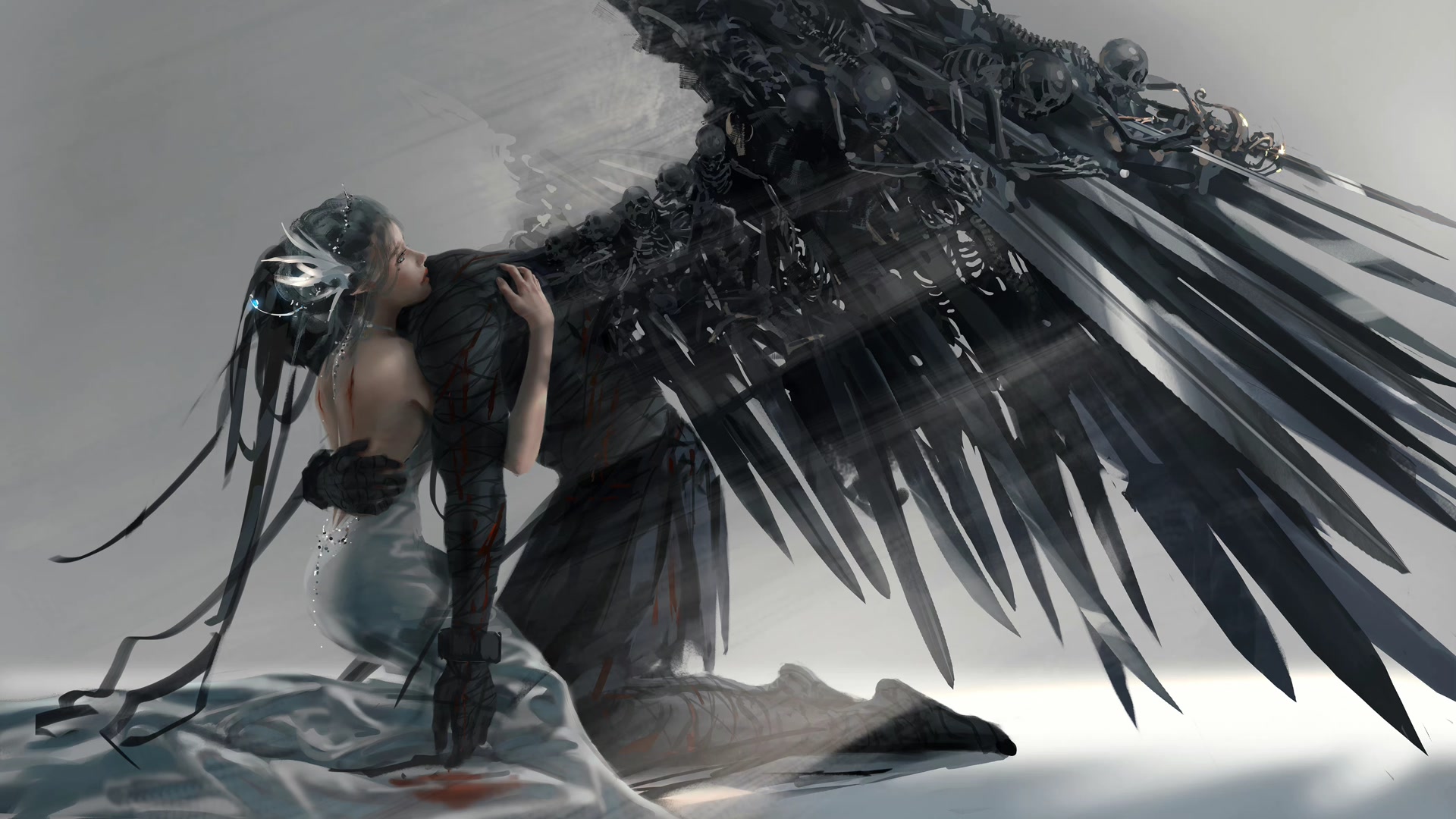 少女拥吻死神