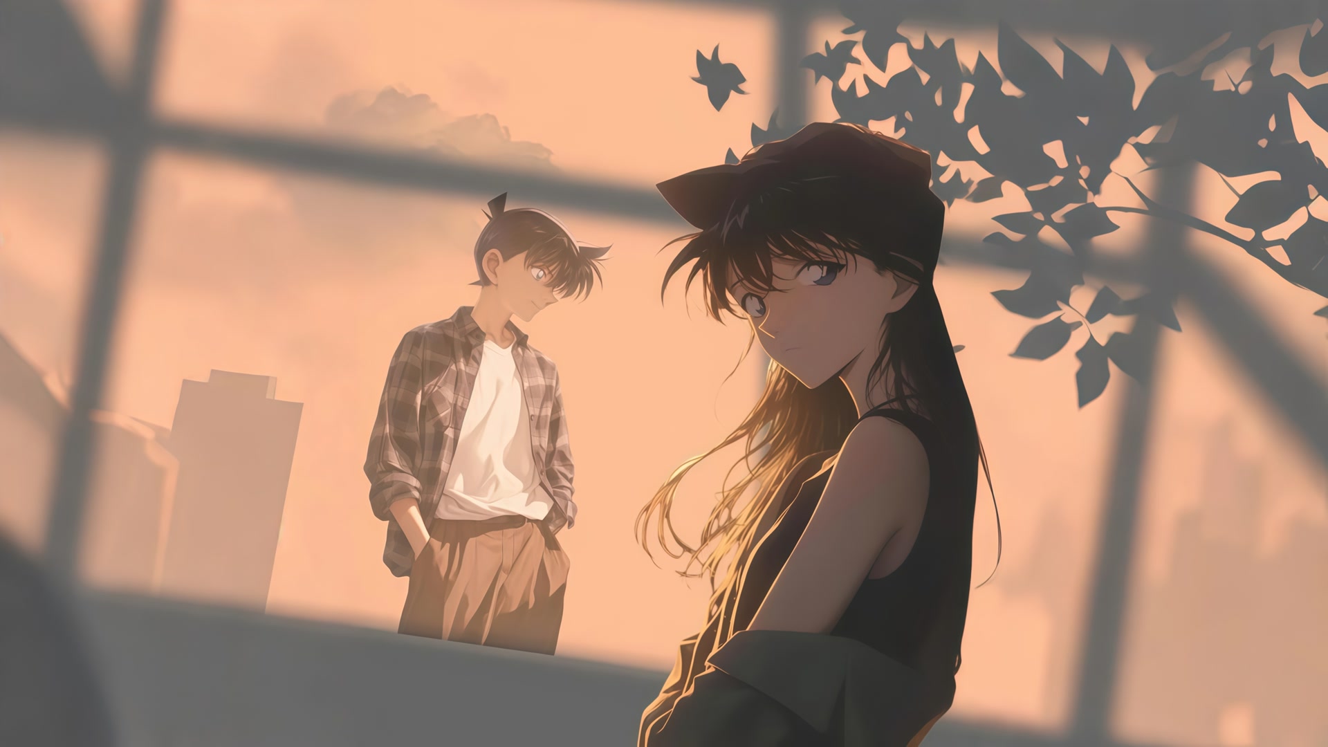少年少女并肩