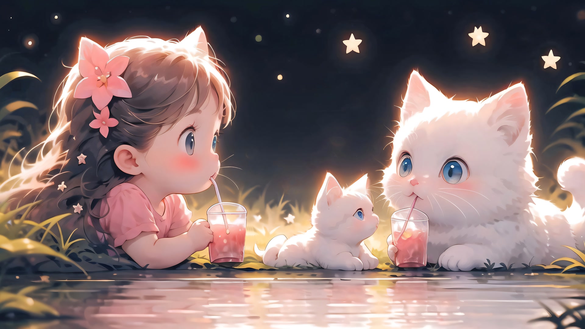 星夜共饮草莓
