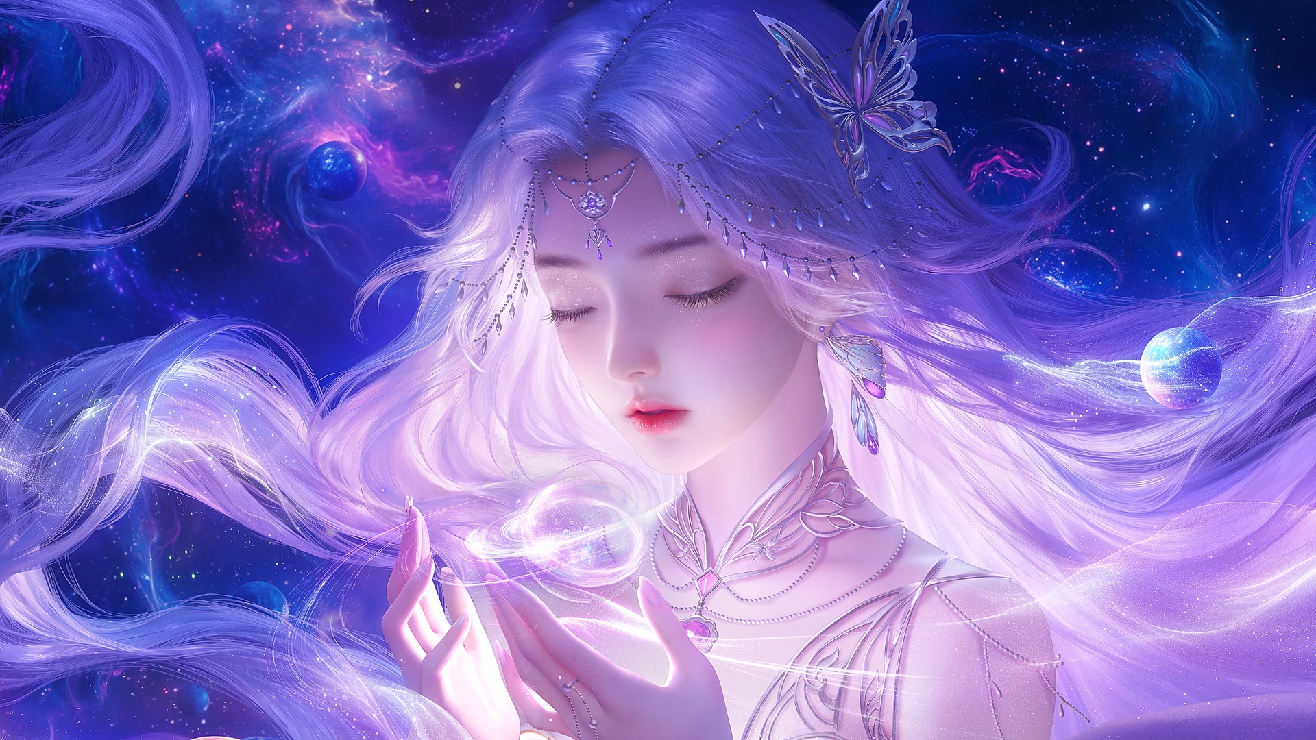 星河梦影紫发仙