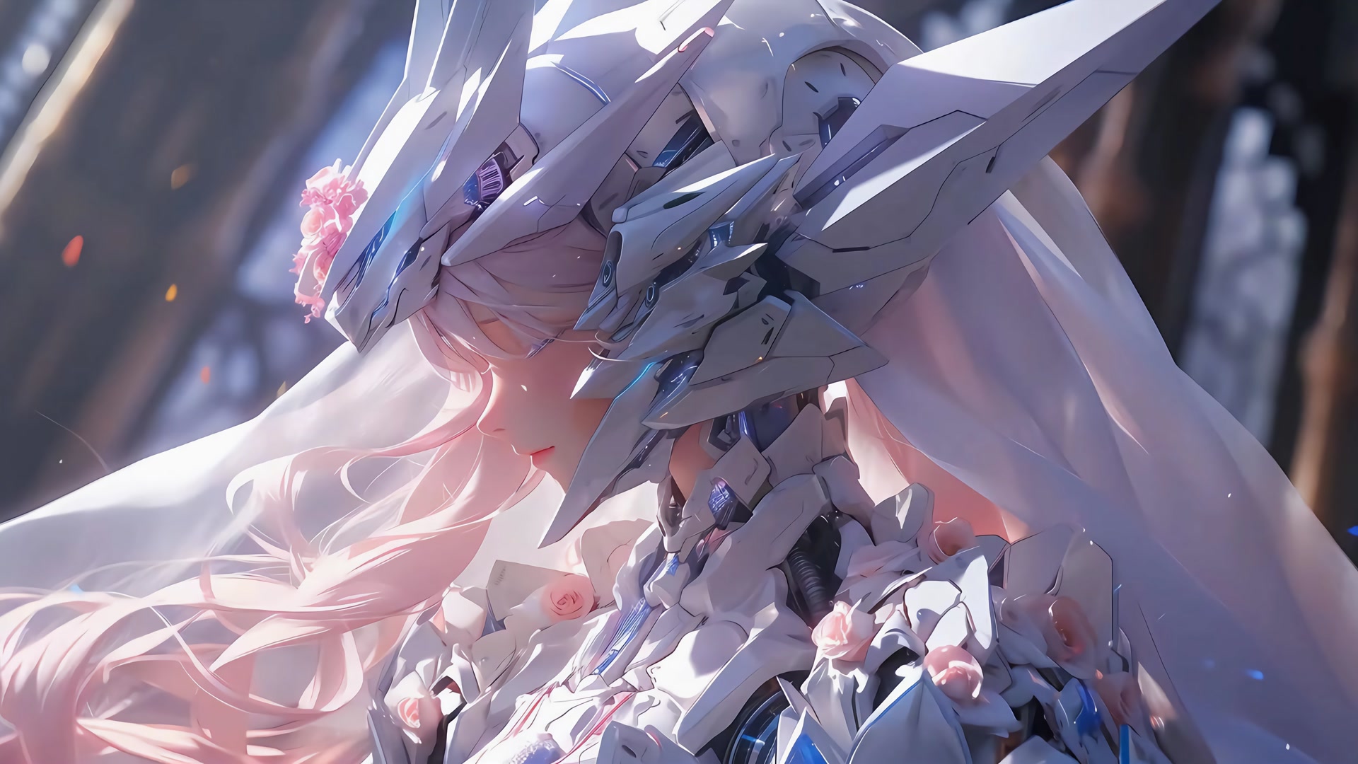 机甲婚纱少女