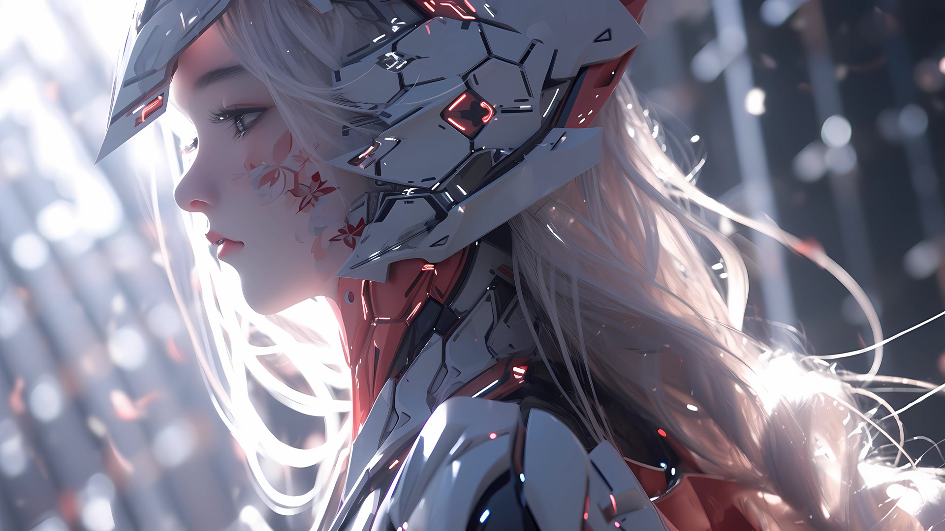 赛博少女侧颜