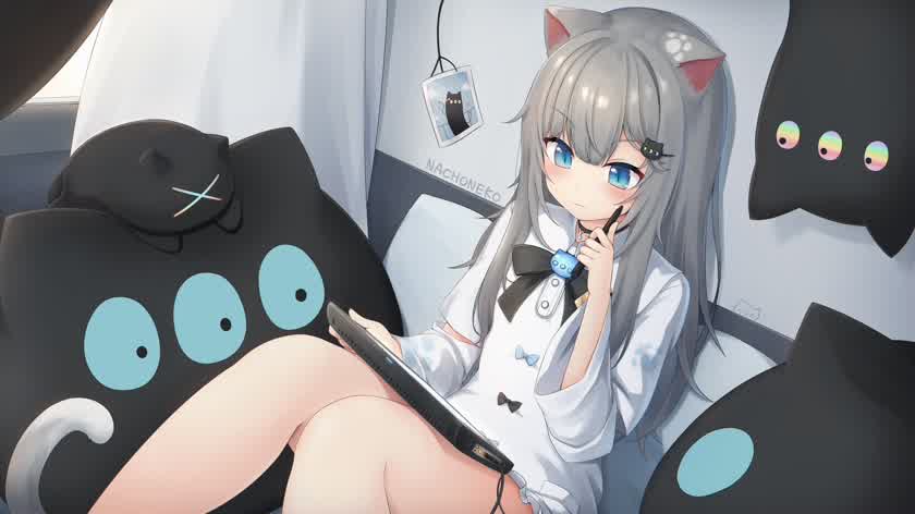 猫耳少女的午