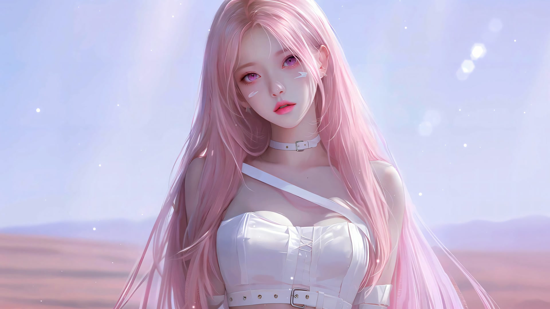 梦幻粉色少女