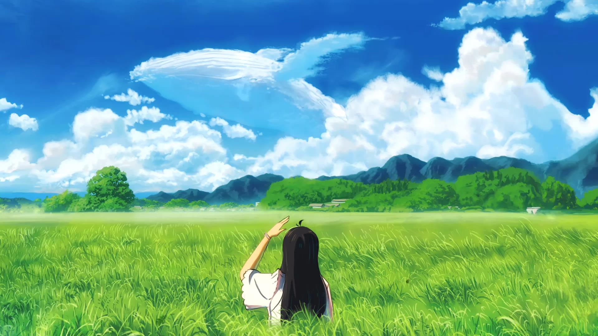 云下少女望青山